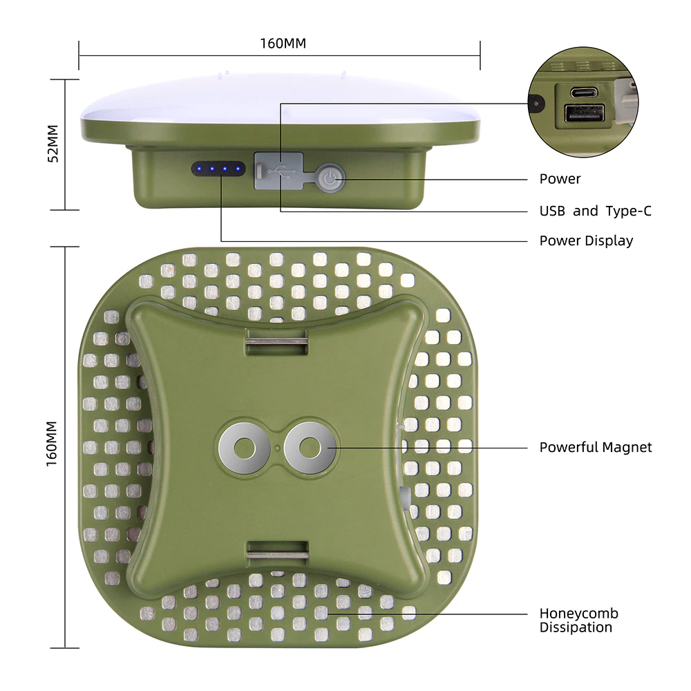 Cheap Goat Tents 15600maH New Upgraded LED Rechargeable Camping Strong Light with Magnet Zoom Portable Torch Tent Light Work Maintenance Lighting Portable Lanterns 